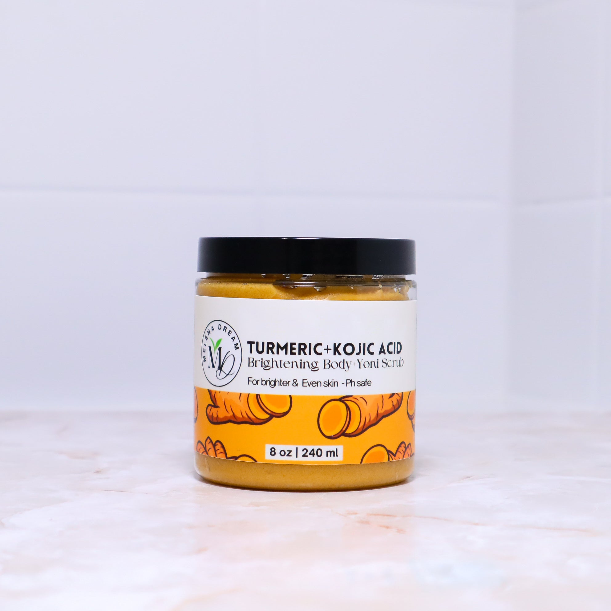 Turmeric + Kojic Acid Brightening Scrub